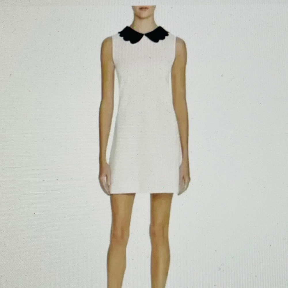 Aqua Peter Pan Collar Dress - Size Small